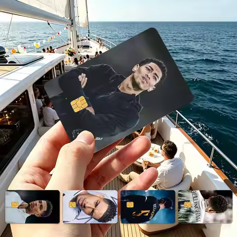Football Star Jude Bellingham Credit Card HD Stickers Small Chip Waterproof Sticker Game Card Decal 