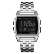 SKMEI 1368 Jam Tangan Pria Digital Stainless Baja Tahan Air