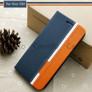 Carristo Vivo Y20 / Vivo Y20S / Vivo Y12S Horizon Luxury Flip Case With Card Slot Bag Cover Stand Po