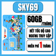 ( DEAL SIM 4G ) Sim 4G Sóng Mobifone Gói SKY69 - DATA 2GB/NGÀY DATA TỐC ĐỌ CAO - MIỄN PHÍ 1 THÁNG ĐẦ