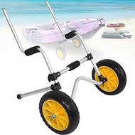 Portable Kayak Cart, Adjustable Vertical Surfboard Cart with Easy to Use Beach Wheels, 80kg Load Capacity, Suitable for Various Ground Terrains