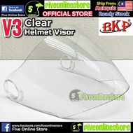 BKP V3 Visor Motorcycle Helmet Visor High Quality PC Visor For BKP Visor V3 Cermin Topi Keledar