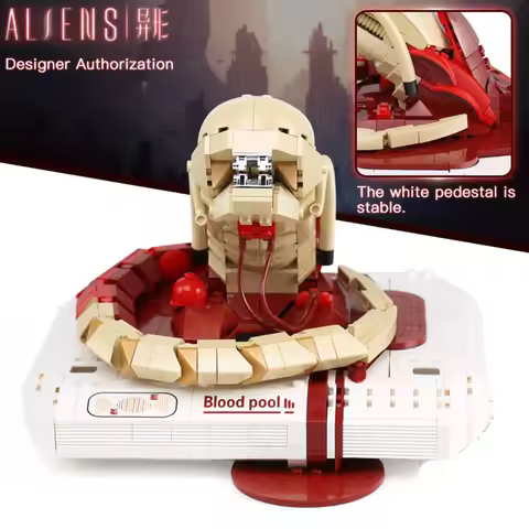 Bricks Toys The High-Tech Big Model Movie Series The Alien Robot/Blood Pool Scene Kits Building Bloc