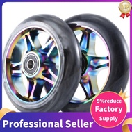 2Pcs Electric Scooter Wheel Scooter Replacement Wheels With Bearing Stunt Scooter Pu Wheels Scooter 