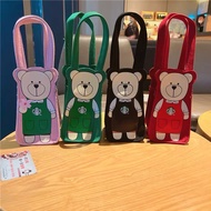 Starbucks Canvas Bag Thermos Flask Cup Protective Bag Starbucks Water Cup Bag