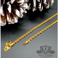 💎💎Fancy Jewellery💎💎 Emas 916 Rantai Tangan Pintal Kosong Emas 916 tulen Bajet Emas 916