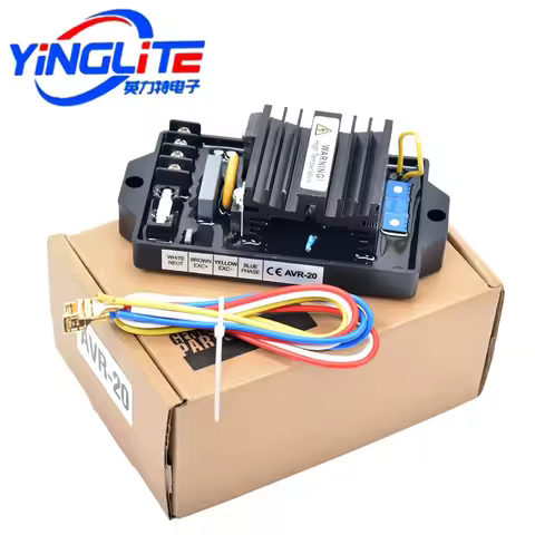 AVR-20 Voltage Regulator AVR-20 AVR Automatic Voltage Regulator 20A Brushless Generator Stabilizer D