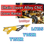 Chain Cover Carbon Frame YAMAHA Y15ZR Y16ZR LC135 V1-V7 Penutup Rantai Spocket Sprocket Case Hugger 