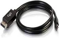 C2G Mini Display Port to Display Port Adapter, 8K, Male to Male, Black, 10 Feet (3.04 Meters), Cable