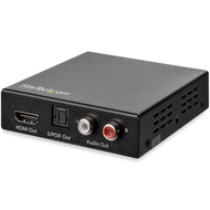 StarTech.com HDMI Audio Extractor - 4K 60Hz - HDMI Audio De-embedder - HDR - Toslink Optical Audio -