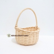 18x9 Stem Circle Rattan Basket