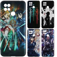 Soft Silicone TPU Case for Redmi 9A Note 9 9T 9S 9C 10A S2 7A 10 10A 9C 8 Sword Art Online Kirito
