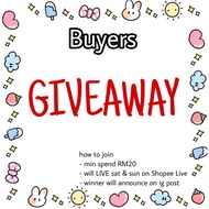 Live on 8 & 9 July Buyers Giveaway