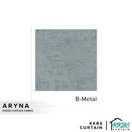 KKBS CURTAIN Aryna 118'' Kain Langsir Sheer Potong Meter (Aryna Sheer Curtain Fabric 118'' Cut by Me