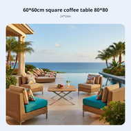 4 Pieces Waterresistant Wickerand design Sofa Set Weather-Resistant Outdoor Furniture Rustresistant 