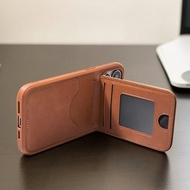 Card Holder Phone Case for Phone17 16 15 14 13 12 Pro Max Luxury Leather Case 2-in-1 Male and Women 