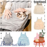 TOPTOOL Cat Carrier Pouch, Plush Warm Petting Pet Travel Sleep Bag, Portable Large Pocket Comfortabl