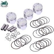 For Honda Motorcycle Cbr250fg Mc14 1986 4Set 48.5Mm 48.75Mm 49Mm 49.25Mm 49.5Mm ~+100 +25 +50 +75 0