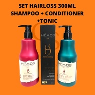 SET HAIRLOSS 3in1 HEADS shampoo