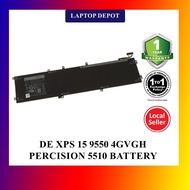Dell XPS 15 9550 Precision 5510 4GVGH Original Replacement Laptop Battery