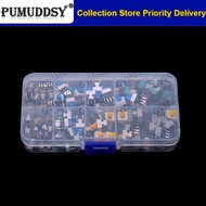 8Values 80PCS Pushbutton switch box, 5.8*5.8/7*7/8*8/8.5*8.5MM, 8 types of self-locking and non-lock