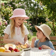 BLANKEYZ Children's Fisherman Hats, Wide Brimmed Breathable Kids Sun Hat, High Quality Sun Protectio