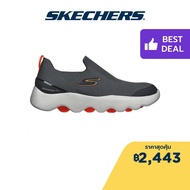 Skechers สเก็ตเชอร์ส รองเท้าผู้ชาย Men Tidal Shoes - 216401-CHAR Dual-Density Hyper Burst Machine Washable Massage Fit Ortholite Stretch Fit