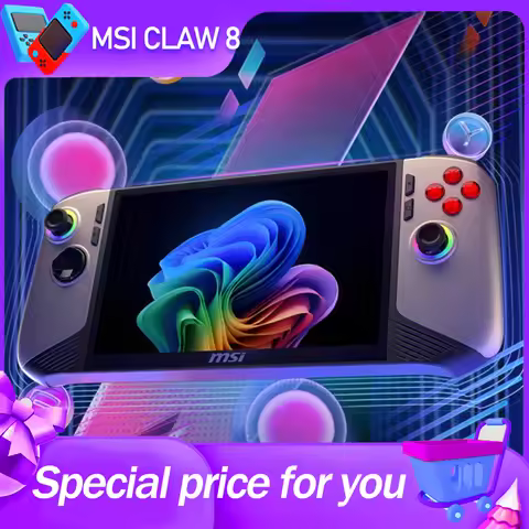 For MSI CLAW 8 With AMD Z2 Extreme Ryzen Edition 2025 Handheld Gaming Console Processor 8-inch Large