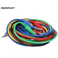 5PCS Stackable Banana to Banana Plug Test Leads Soft Electrical Test Cable Wire 3.3Ft/1M for Multime