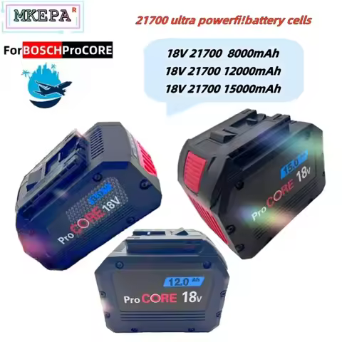 Bosch Original ProCORE battery replacement 18V, suitable for Bosch 18V cordless tool BAT609 BAT618 G