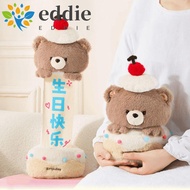 EDIEJ Bear Cake Plush Toy, Cartoon Pull-out Plush Bear Doll, Adorable Surprise Creative Cute Birthda