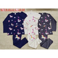 GIRLS PYJAMAS UNICORN