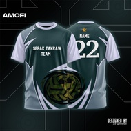 【Free Custom jersey】2025 New Sepak takraw t shirt for men and women Full sublimation sepak takraw je