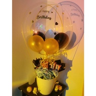 BIRTHDAY BALLOON BOUQUET ( PARTY , ANNIVERSARY , PROPOSAL , WEDDING , SUPRISE , BOQUET , EVENT , OPE