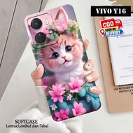 HP Latest Vivo Y16 Case - Cute Cat Fashion Case - Latest Vivo Y16 Phone Case - Latest Vivo Y16 Case 
