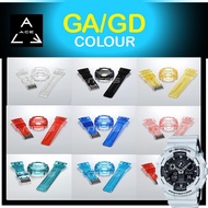 BlackAceOnline | G SHOCK GA/GD GA100/GA110/GA120/GD100/GD110/GD120 Clear Jelly Colour Strap Band and