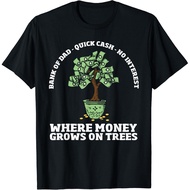Dads Money Sarcasm Lover Funny Dad Jokes - Bank Of Dad Gift Unisex T-Shirt