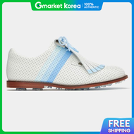 G /Fore Womens Leather Spikeless White Golf Sneakers Practice Shoes