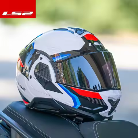 2025 NewUpgrade LS2 FF910 Motorcycle Helmet 180° Flip Up Helmets ECE2206 Certification Ls2 Casco Mot