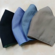 素面素色立體式-棉質口罩套 口罩(多色可選)