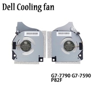 CPU+GPU Cooling Fan for DELL INSPIRON G7-7590 G7-7790 P82F  12V 006KT2 0C04TH