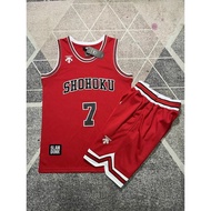M7YW SHOHOKU Big Slam Dunk No. 7 Ryoda Miyagi Sports Jersey Jerseys Retro Mesh Jersey Embroidered Ba