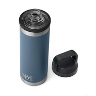 YETI Rambler 18 oz Bottle with Chug Cap, Leak-Resistant, Vacuum Insulated, Stainless Steel, Nordic B