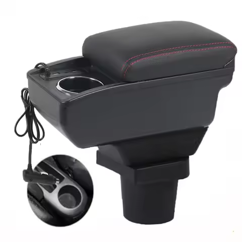 Toyota Yaris Vitz Vios Hatchback Armrest box﻿ elbow support central content store case console stora