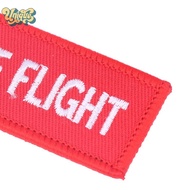 (Unique) Remove Before Flight Car Key Chain Embroidery Aviation Keyring Key Tag Holder for Motorcycl