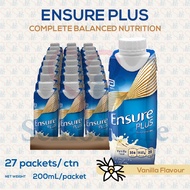 *READY STOCK* Abbott Ensure Plus Milk Liquid 237mL - Vanilla Chocolate Strawberry - Daily Nutritiona