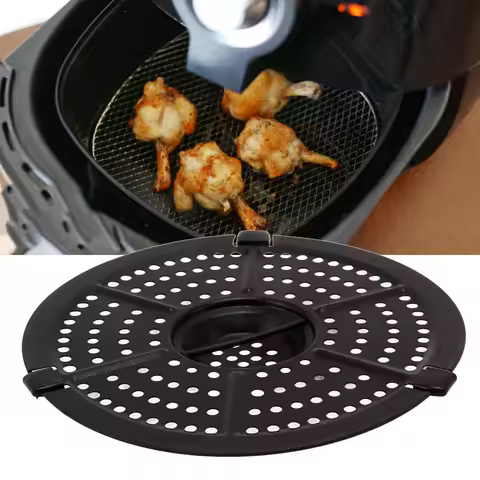15.5cm 6.1 Inch Fryer Replacement Grill Pan Non Stick Fryer Replacement Crisper Plate Fryer Crisper 