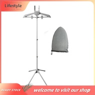 [Lifestyle] Foldable Garment Steamer Stand with Ironing Gloves, Adjustable Steamer Rack with Two Cli