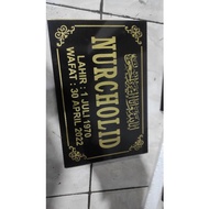 30 x 50 Granite Tombstone/ Tombstone Plate/Inauguration Inscription/Grave Tombstone