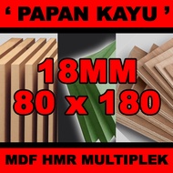 Mdf plywood board, 18mm thick, size 80x180cm